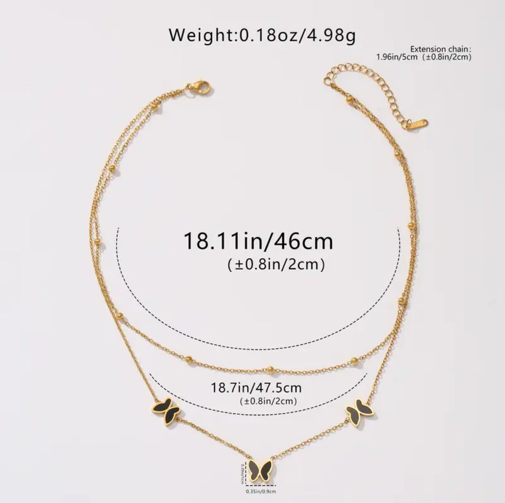 Butterfly Necklace – Stainless Steel Jewelry