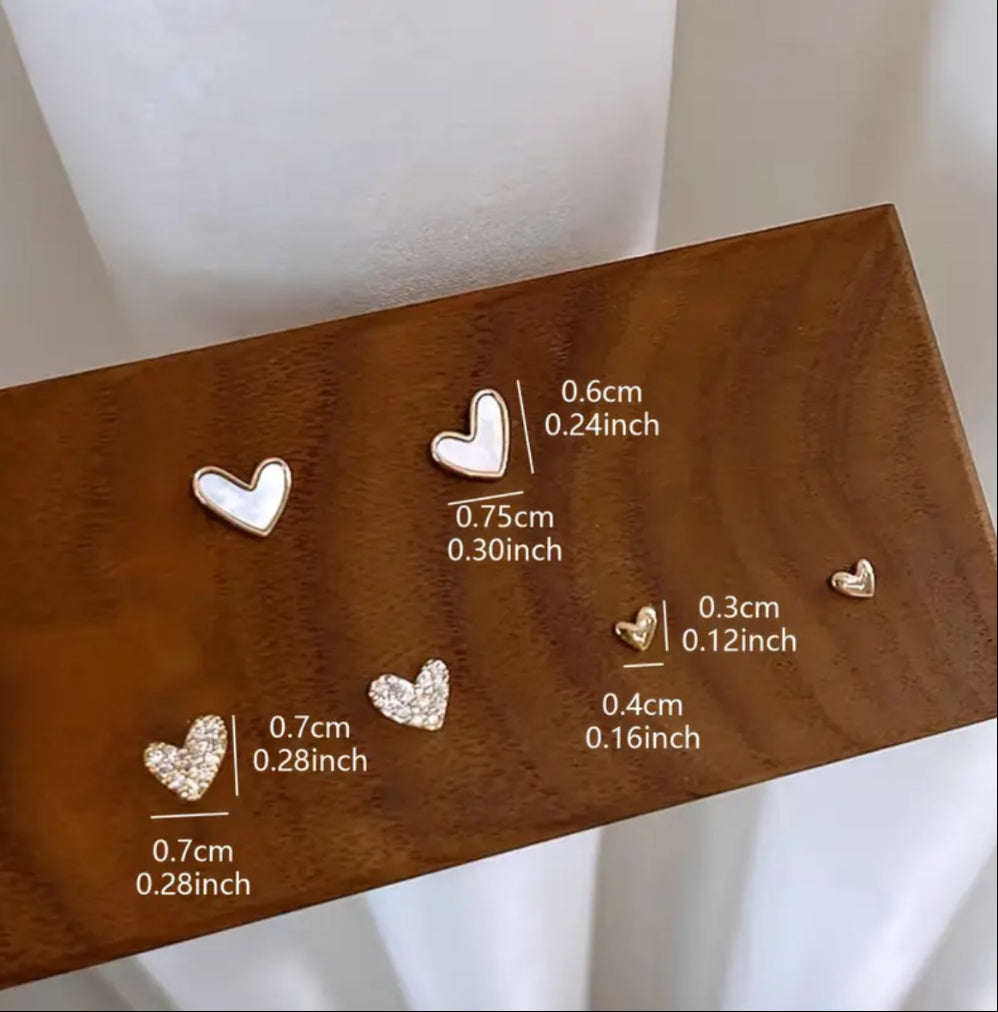 Heart-Shaped Earrings – Elegant Everyday Accessory